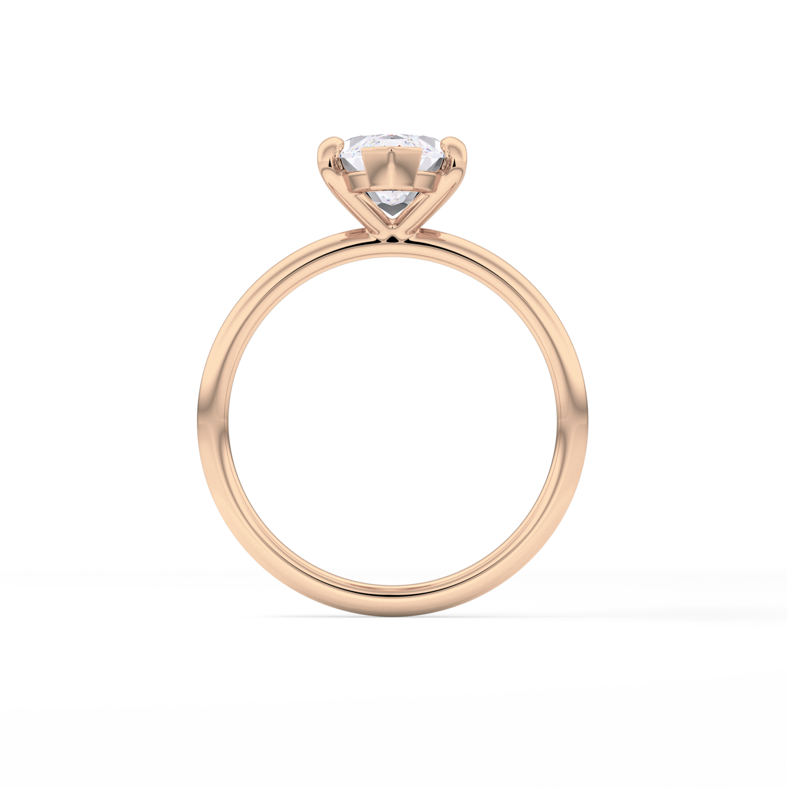 Marquise Solitaire Lab Grown Diamond Engagement Ring