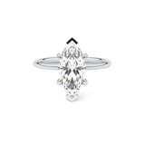 Marquise Solitaire Lab Grown Diamond Engagement Ring
