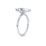 Marquise Solitaire Lab Grown Diamond Engagement Ring