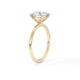 Round Solitaire Lab Grown Diamond Engagement Ring