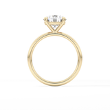 Round Solitaire Lab Grown Diamond Engagement Ring