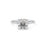 Round Solitaire Lab Grown Diamond Engagement Ring