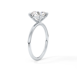 Round Solitaire Lab Grown Diamond Engagement Ring