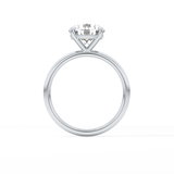 Round Solitaire Lab Grown Diamond Engagement Ring