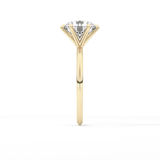 Round Solitaire Lab Grown Diamond Engagement Ring
