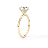 Round Solitaire Lab Grown Diamond Engagement Ring