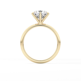 Round Solitaire Lab Grown Diamond Engagement Ring