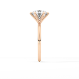Round Solitaire Lab Grown Diamond Engagement Ring