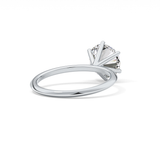 Round Solitaire Lab Grown Diamond Engagement Ring