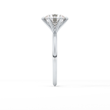 Round Solitaire Lab Grown Diamond Engagement Ring