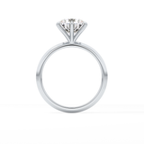 Round Solitaire Lab Grown Diamond Engagement Ring