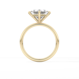 East West Princess Solitaire Lab Grown Diamond Engagement Ring