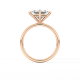 East West Princess Solitaire Lab Grown Diamond Engagement Ring