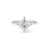 East West Princess Solitaire Lab Grown Diamond Engagement Ring
