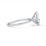East West Princess Solitaire Lab Grown Diamond Engagement Ring