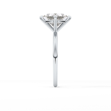 East West Princess Solitaire Lab Grown Diamond Engagement Ring