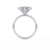East West Princess Solitaire Lab Grown Diamond Engagement Ring