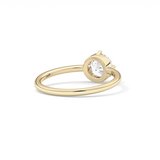 Round Solitaire Lab Grown Diamond Engagement Ring