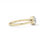 Round Solitaire Lab Grown Diamond Engagement Ring