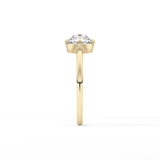 Round Solitaire Lab Grown Diamond Engagement Ring