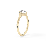 Round Solitaire Lab Grown Diamond Engagement Ring