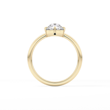 Round Solitaire Lab Grown Diamond Engagement Ring
