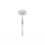 Round Solitaire Lab Grown Diamond Engagement Ring
