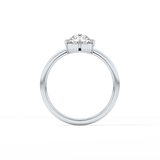 Round Solitaire Lab Grown Diamond Engagement Ring