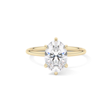 Oval Solitaire Lab Grown Diamond Engagement Ring