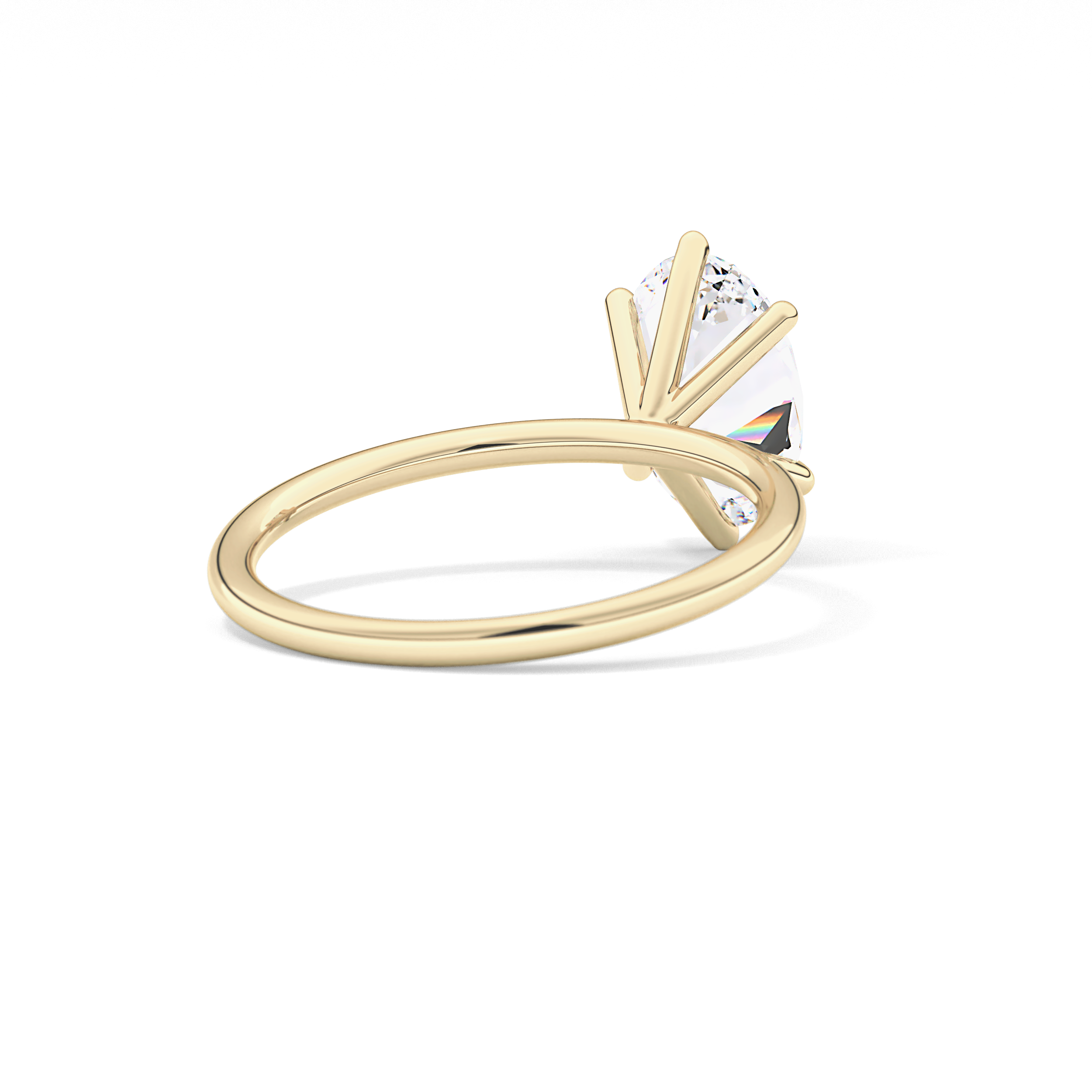 Oval Solitaire Lab Grown Diamond Engagement Ring