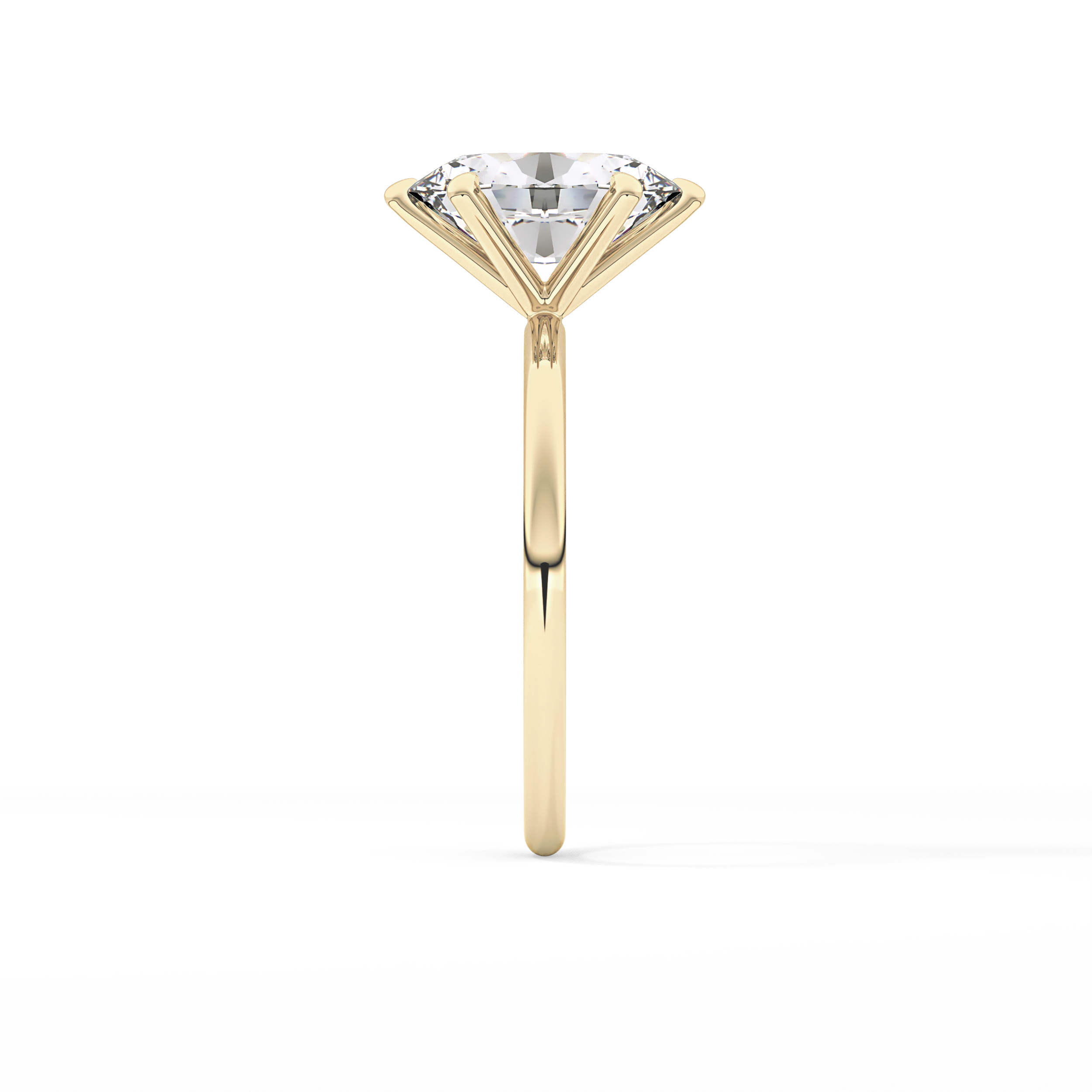 Oval Solitaire Lab Grown Diamond Engagement Ring
