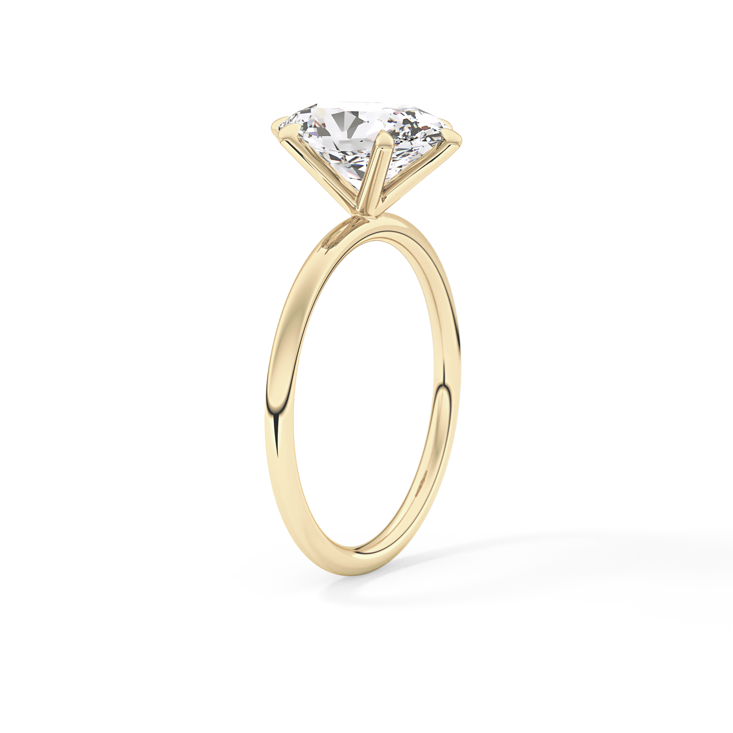 Oval Solitaire Lab Grown Diamond Engagement Ring