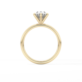 Oval Solitaire Lab Grown Diamond Engagement Ring