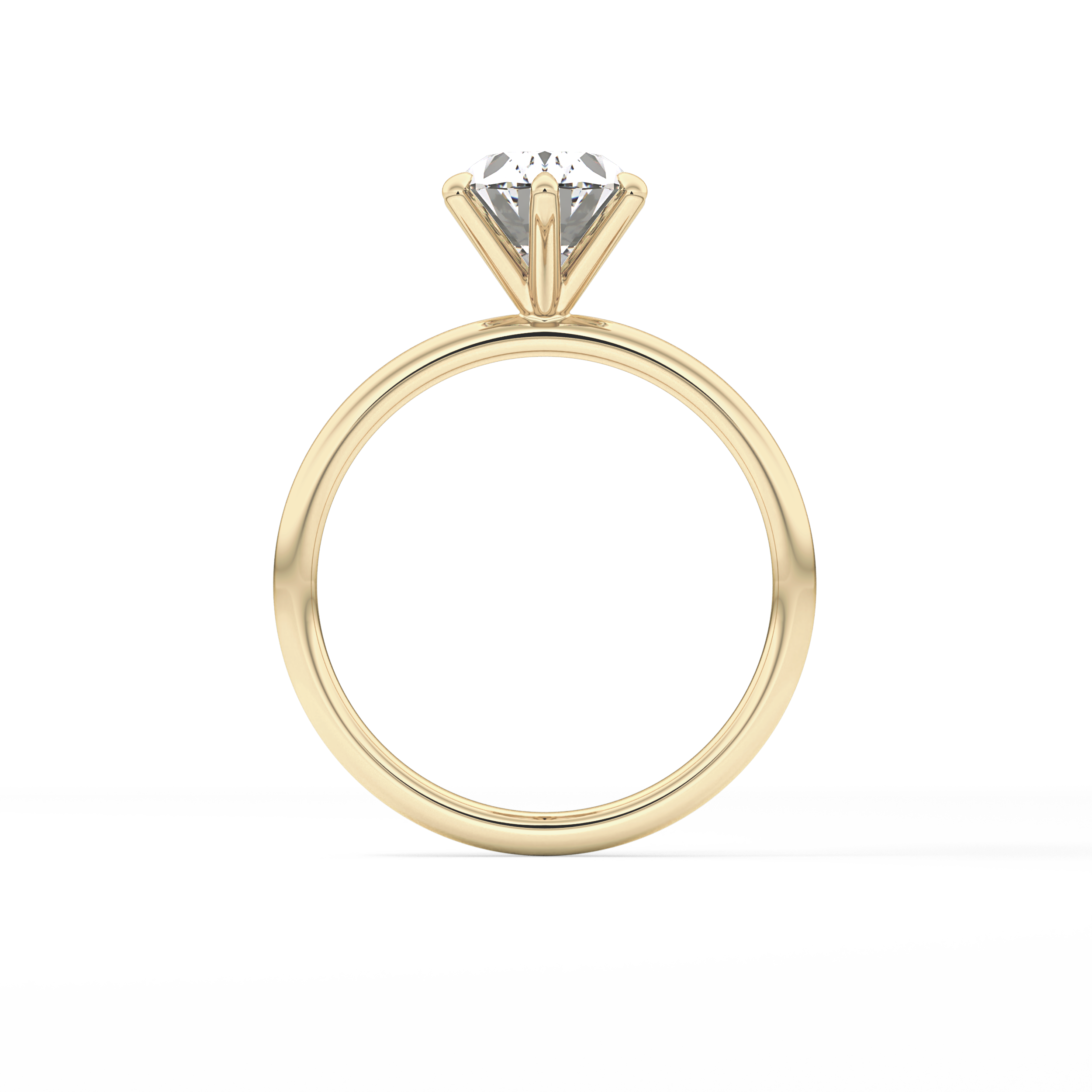 Oval Solitaire Lab Grown Diamond Engagement Ring