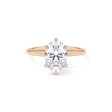 Oval Solitaire Lab Grown Diamond Engagement Ring
