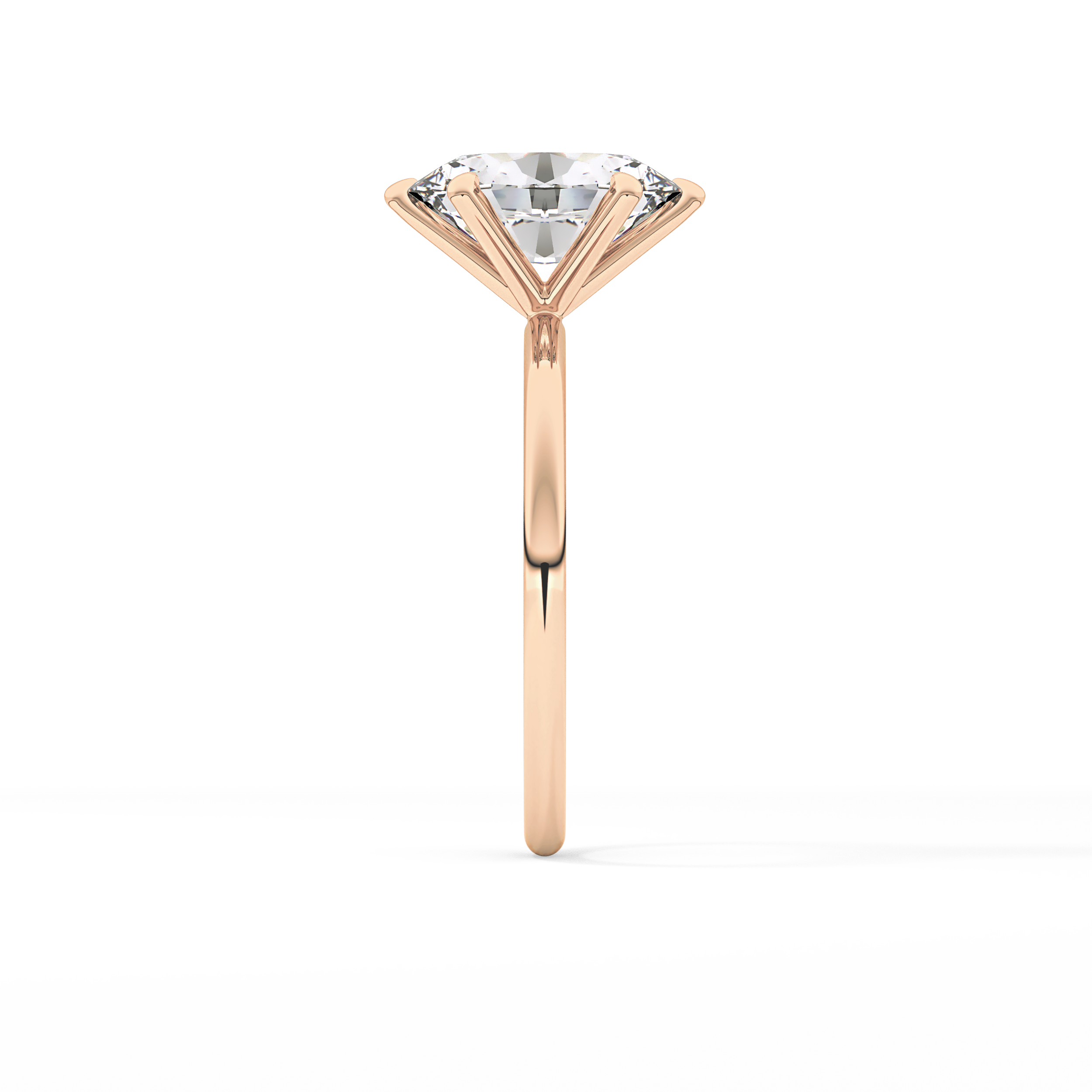 Oval Solitaire Lab Grown Diamond Engagement Ring