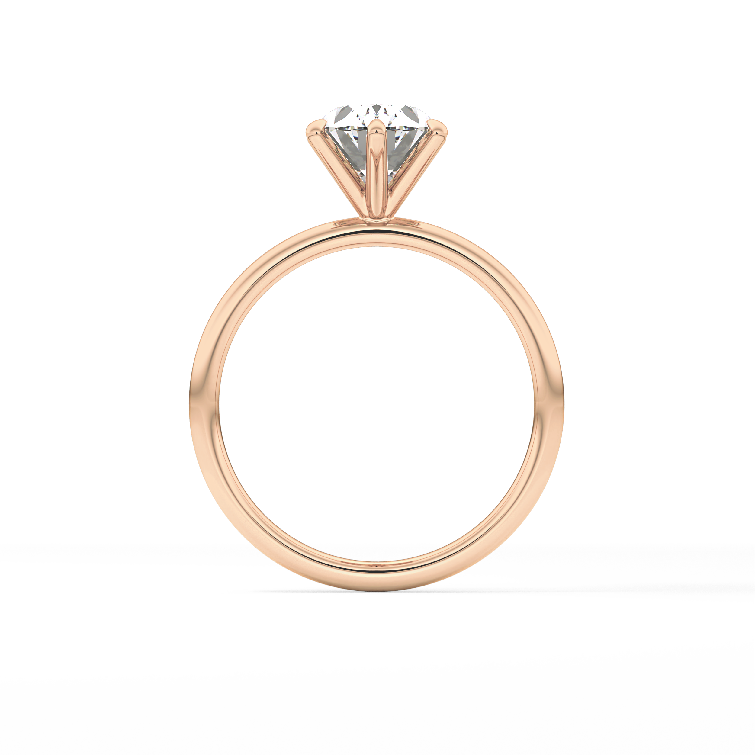 Oval Solitaire Lab Grown Diamond Engagement Ring