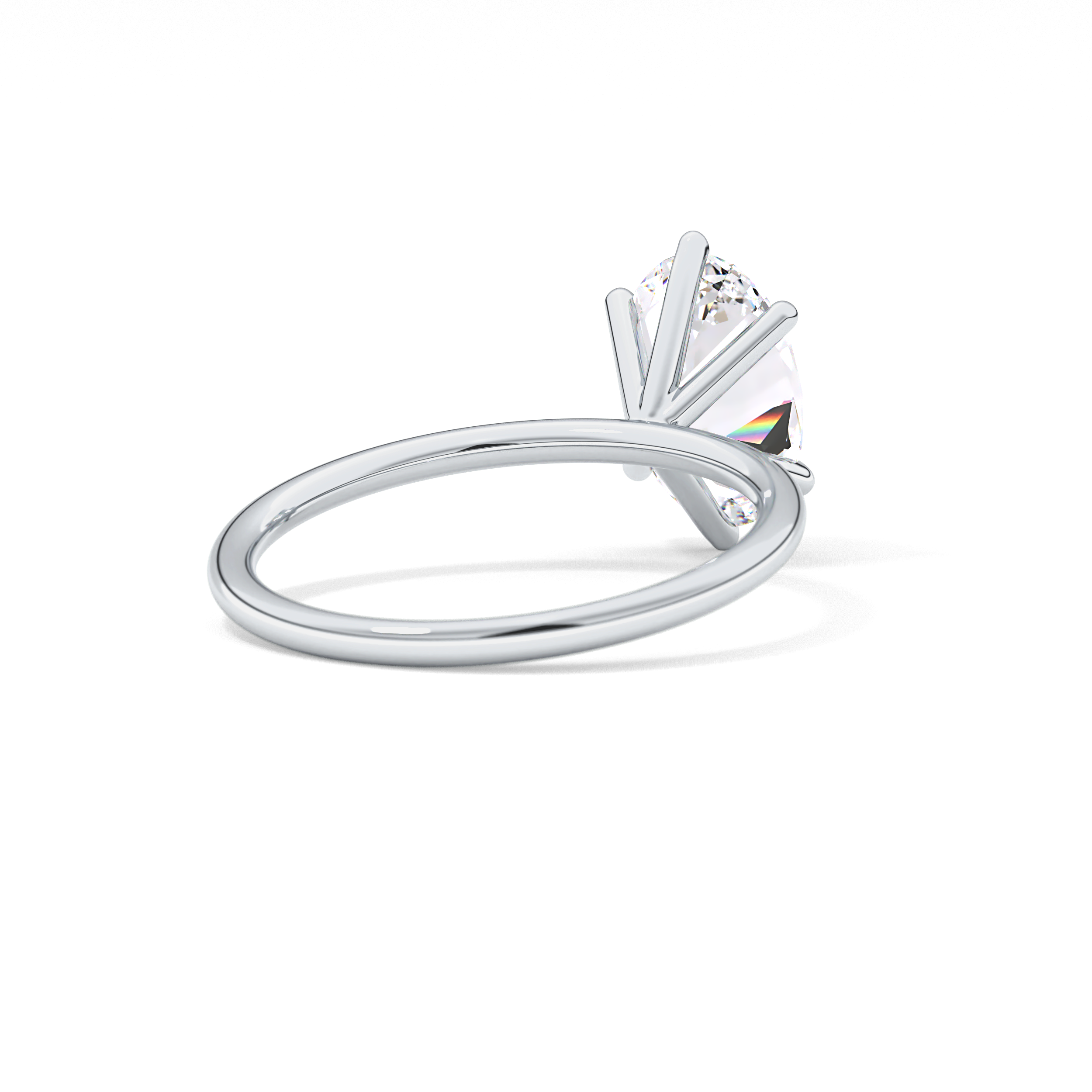 Oval Solitaire Lab Grown Diamond Engagement Ring