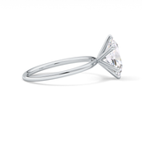 Oval Solitaire Lab Grown Diamond Engagement Ring
