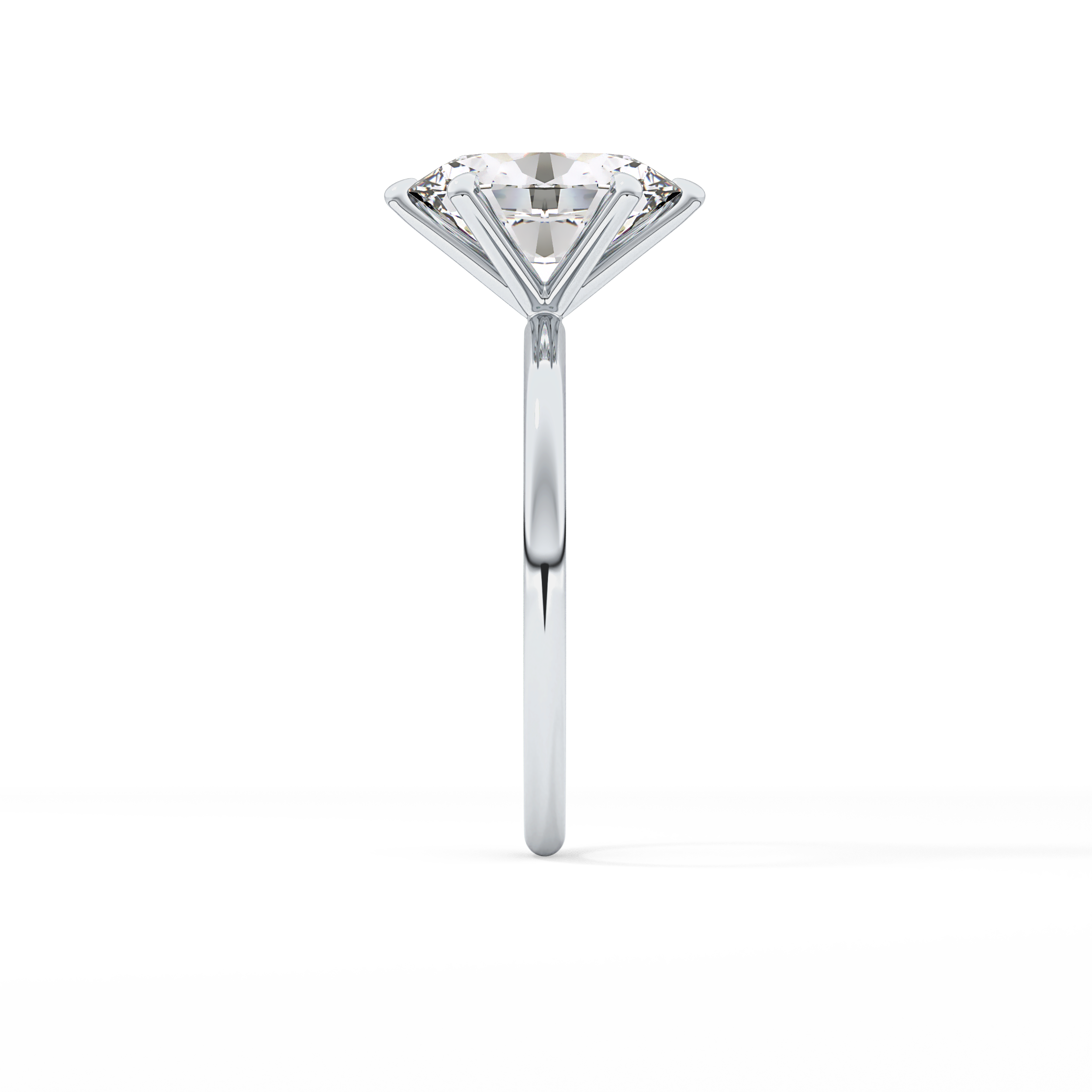 Oval Solitaire Lab Grown Diamond Engagement Ring