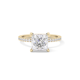Princess Pave Lab Grown Diamond Engagement Ring