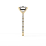 Princess Pave Lab Grown Diamond Engagement Ring