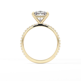 Princess Pave Lab Grown Diamond Engagement Ring