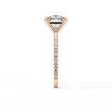 Princess Pave Lab Grown Diamond Engagement Ring