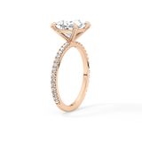 Princess Pave Lab Grown Diamond Engagement Ring