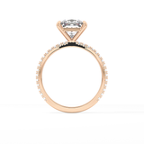 Princess Pave Lab Grown Diamond Engagement Ring