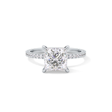 Princess Pave Lab Grown Diamond Engagement Ring