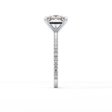 Princess Pave Lab Grown Diamond Engagement Ring