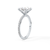 Princess Pave Lab Grown Diamond Engagement Ring