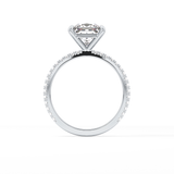 Princess Pave Lab Grown Diamond Engagement Ring